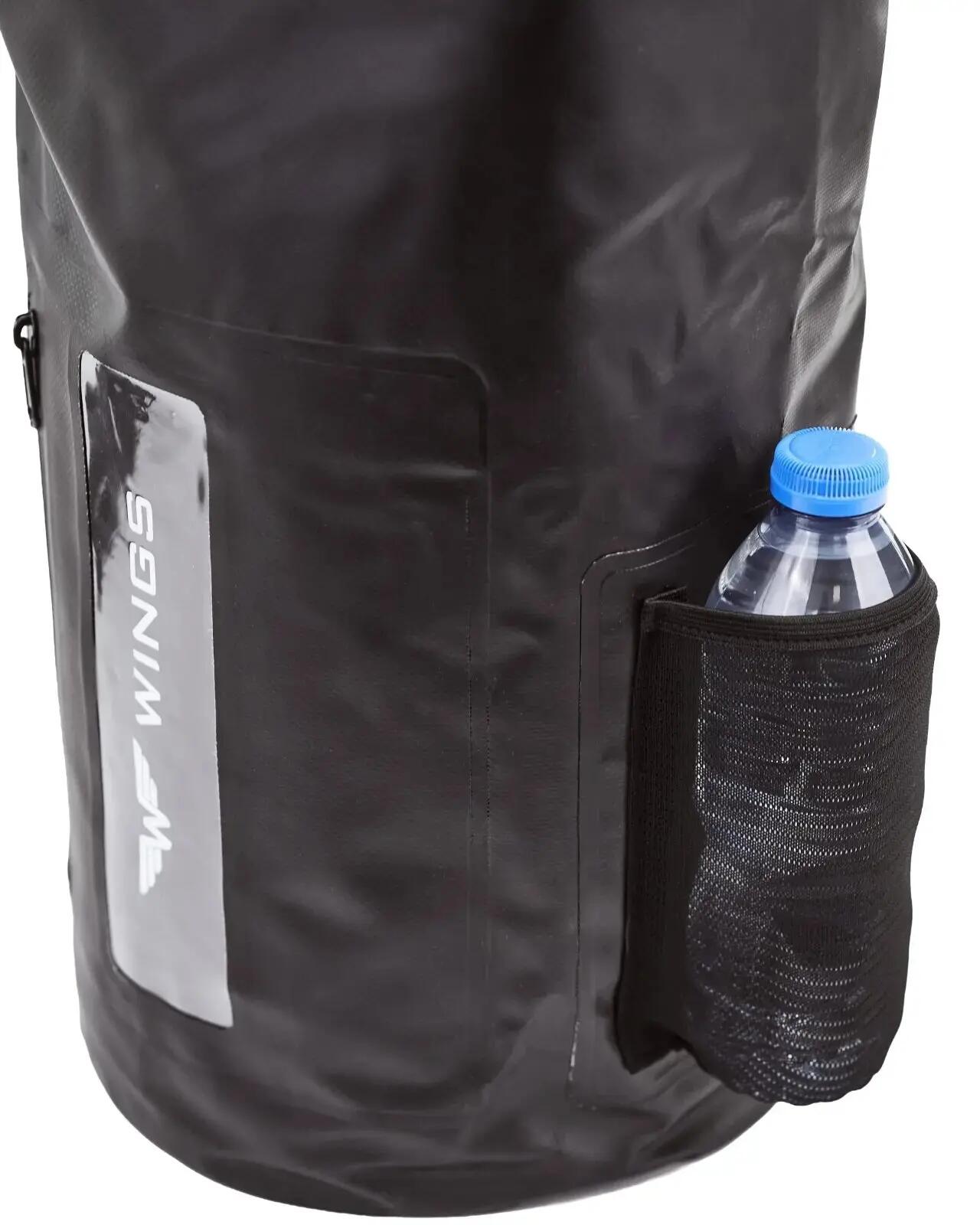 Dry Bag 22L met rugzakfunctie ZWART 8/10