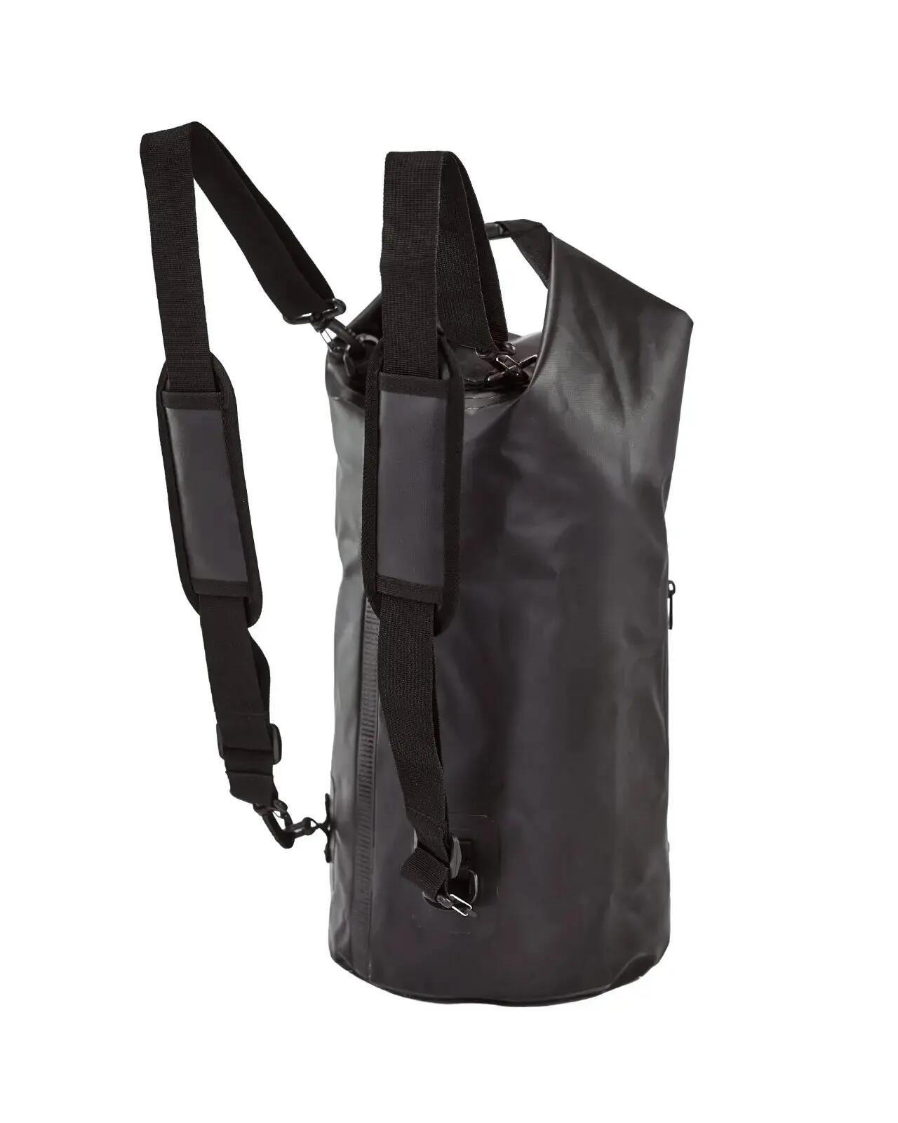 Dry Bag 22L met rugzakfunctie ZWART 7/10