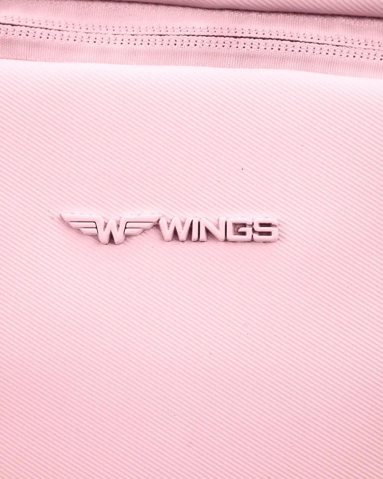 Plecak Kabinowy Wings Bagaż Z Kieszenią Na Laptop I Systemem Pleców Pink 7/10