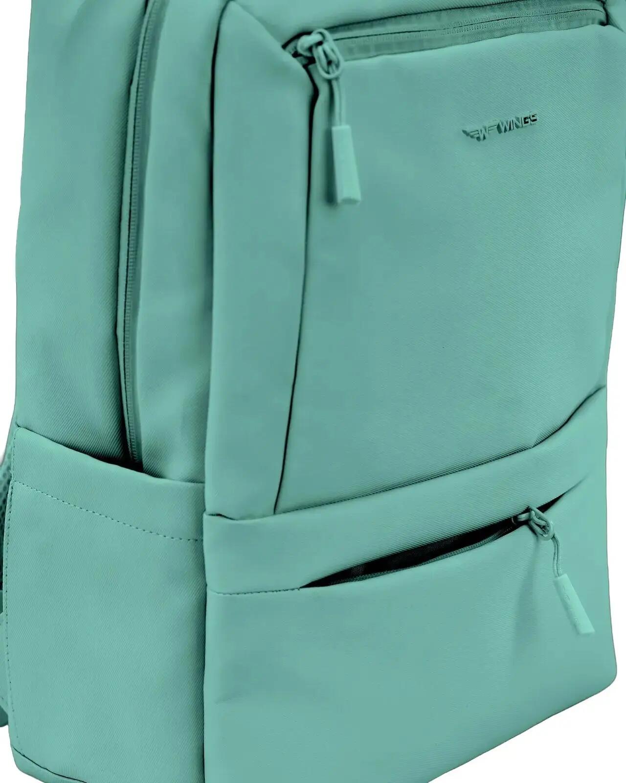 WINGS CBP003 handbagagerugzak met laptopvak voor werk en reizen TEAL 7/10