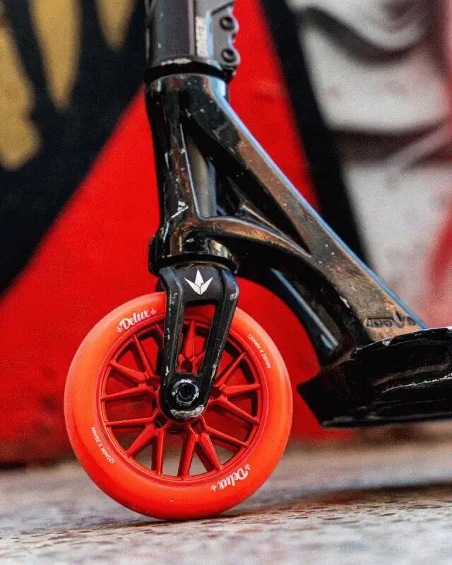BLUNT Roue Delux 120mm Rouge Rouge  [x1] 3/4