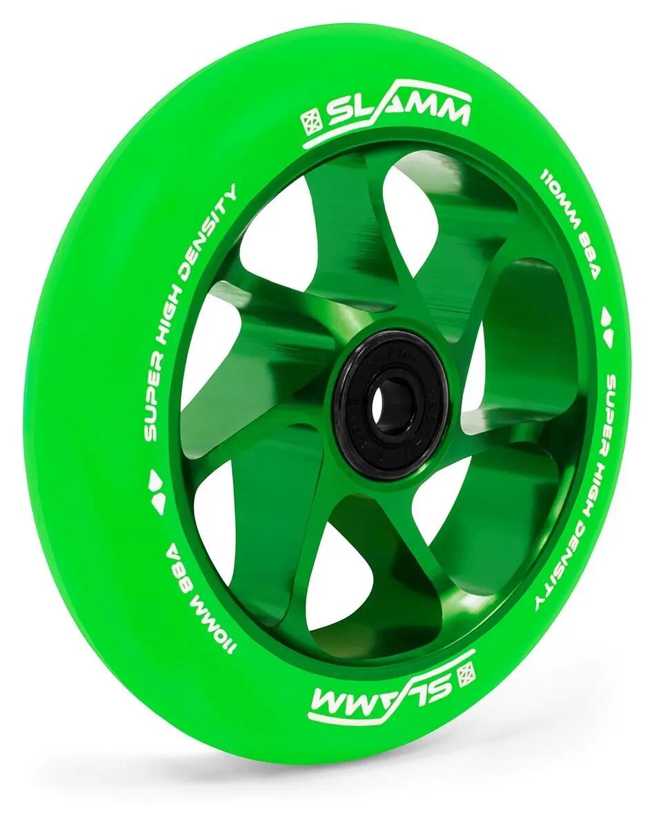 Slamm Team  Wheel Colour 110mm Groen 3/3