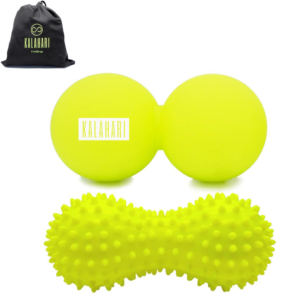 Peanut spiky & Smooth Massage muscle ball for Self Massage and Foot Reflexology