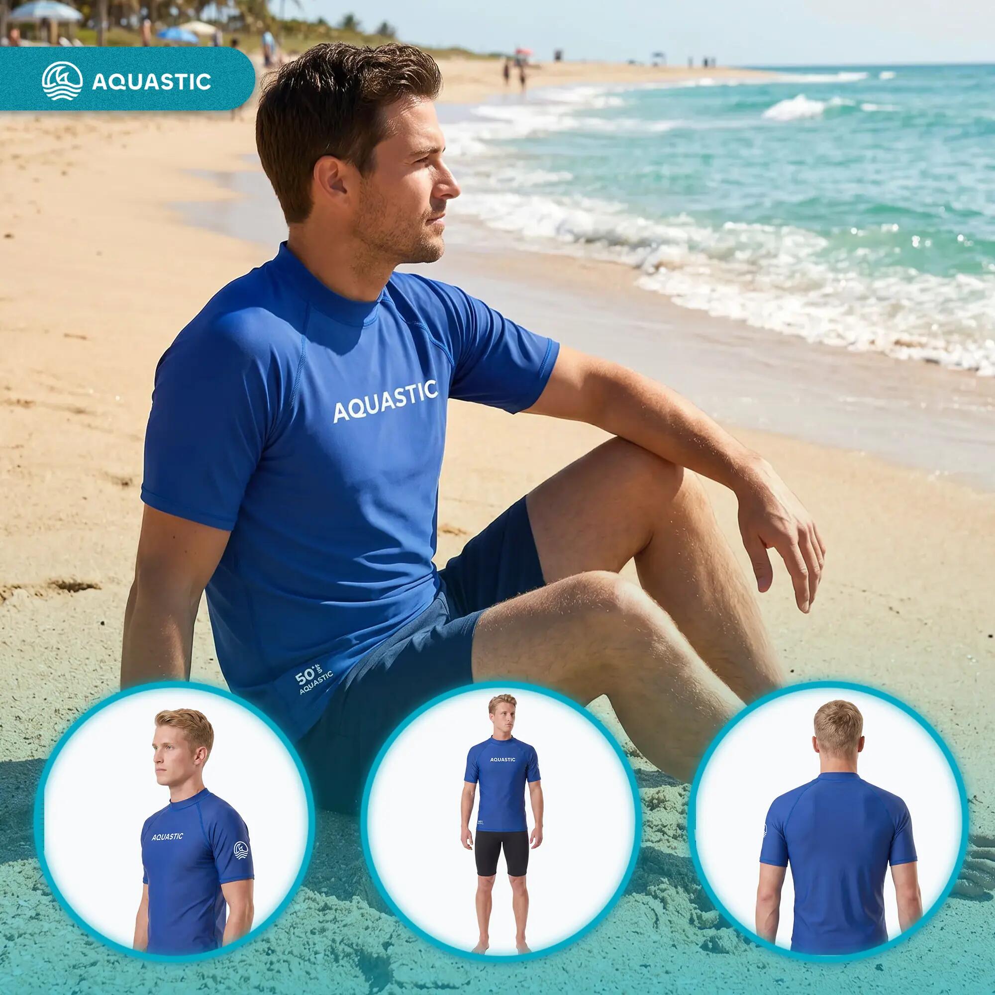 Camisa de Natação AQUASTIC UV 50+ UPF Rimos 4/8
