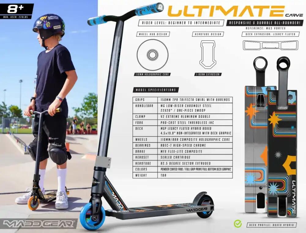 Stuntstep - Carve Ultimate Black/Grey 8/8