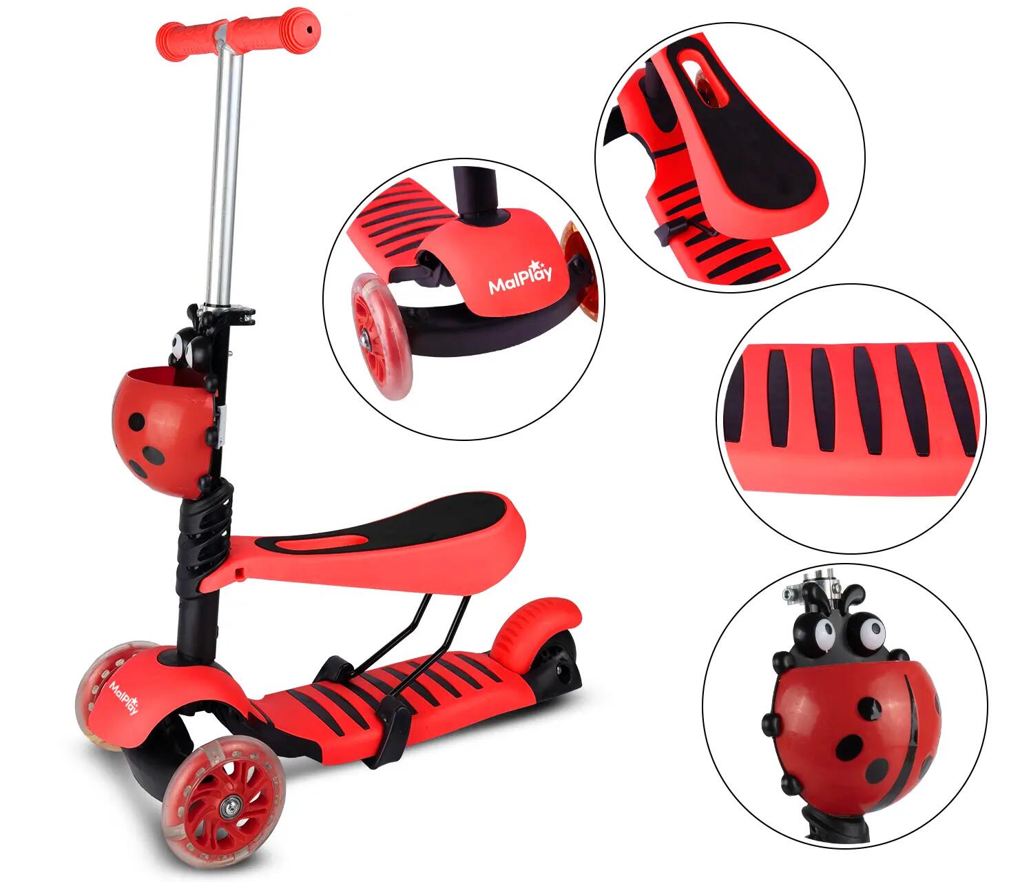Patinete de três rodas Biedronka para crianças 5/15