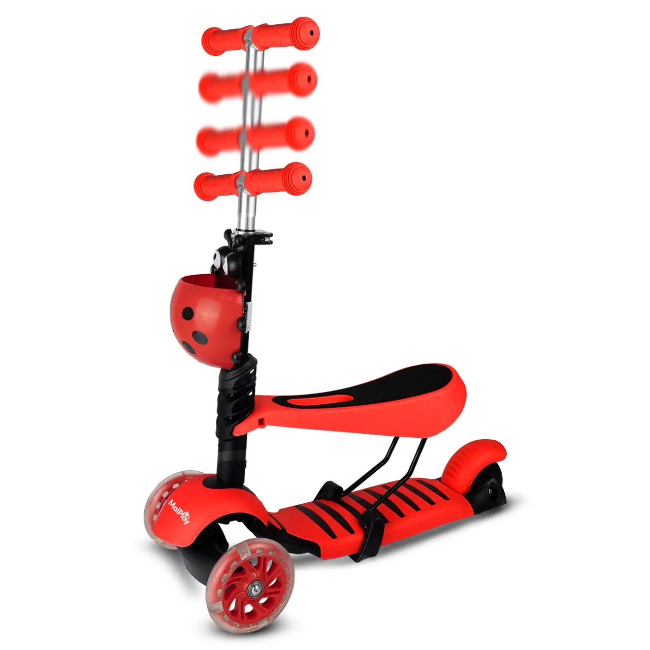Patinete de três rodas Biedronka para crianças 10/15