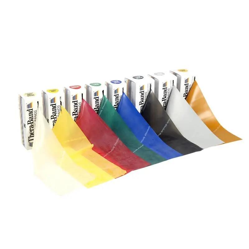 Thera-Band Fascia fitness 5,5 m in lattice naturale beige/giallo 5/5