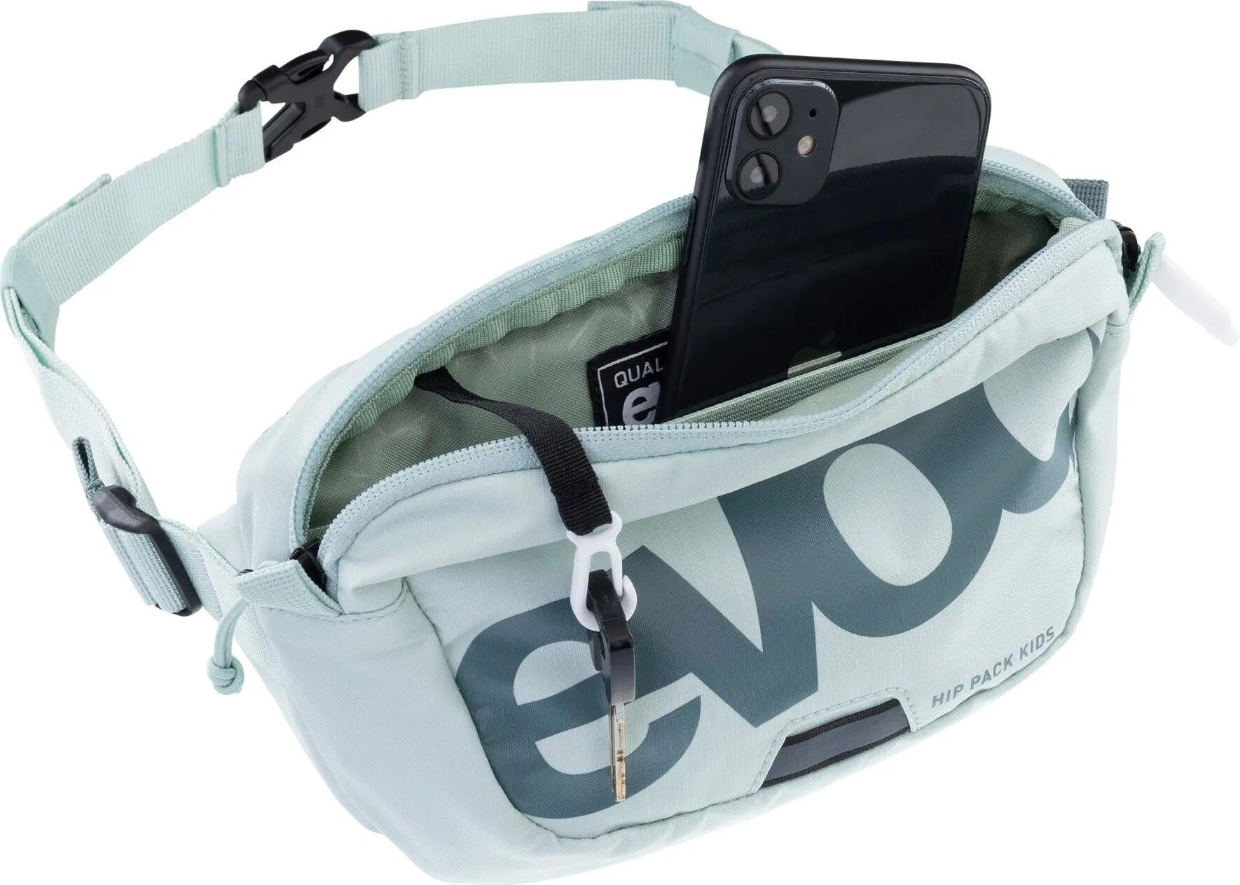 Evoc Hip Pack Kids 1L Light Green Junior MTB Cintura 3/5