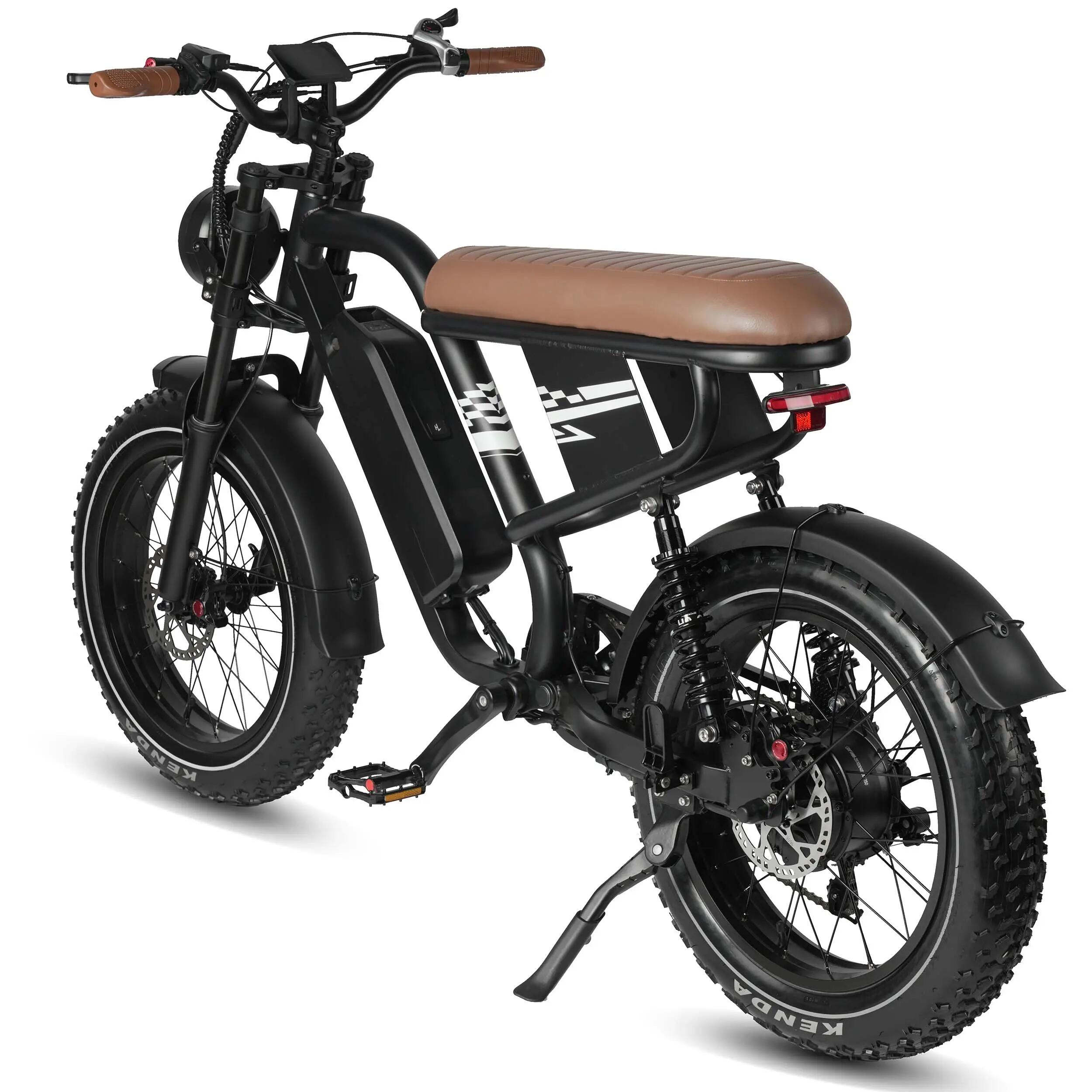 MX10 Vélo Électrique Tout-Suspendu 48V 250W Pneus Fat 20×4 65 Nm 6/6