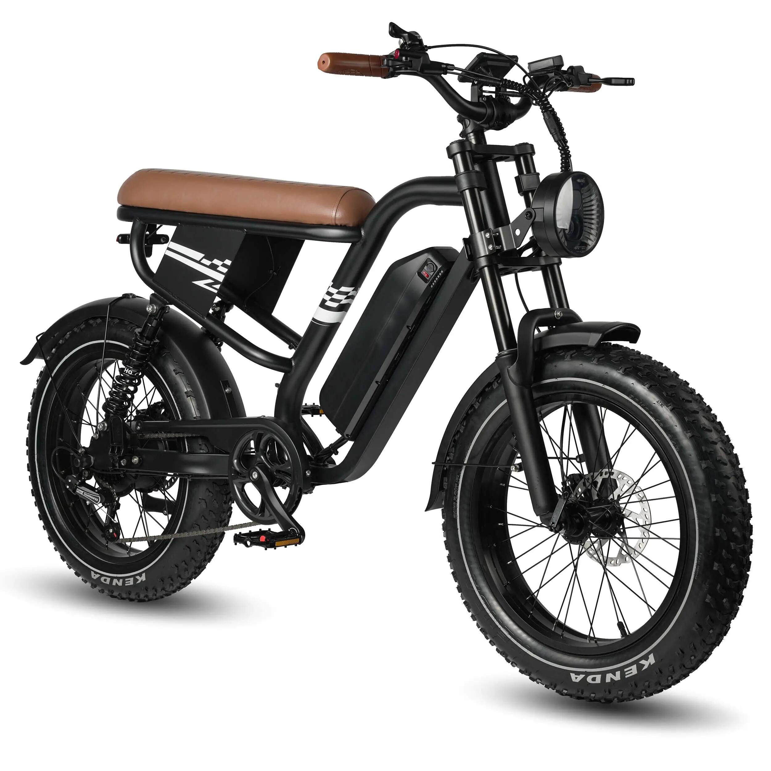 MX10 Vélo Électrique Tout-Suspendu 48V 250W Pneus Fat 20×4 65 Nm 5/6