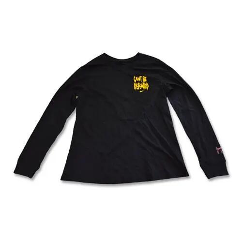 Camisetes universais para mulher Nike Hbr Longsleeve T-shirt Wmns Black 1/2