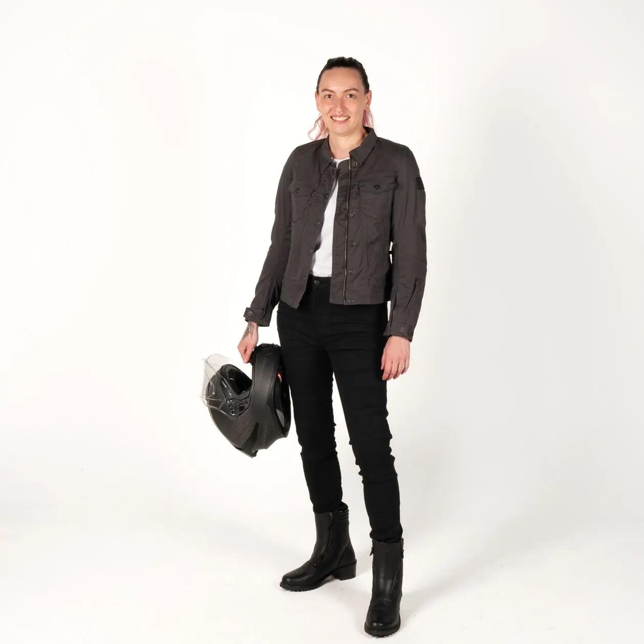Blouson moto femme certifié | NAZAIRE LADY 5/7