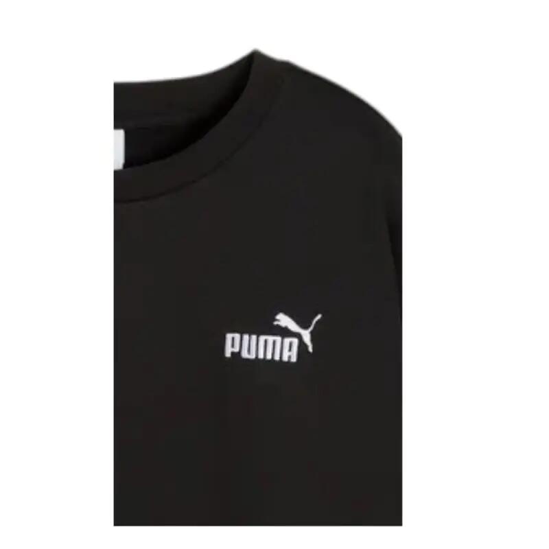 Sudadera - Unisex - Relaxed, cuello redondo - Ess No1 - Negro 3/4