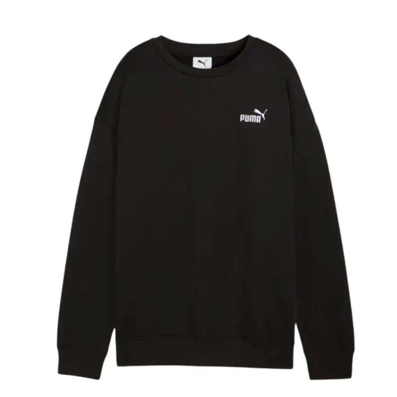 Sudadera - Unisex - Relaxed, cuello redondo - Ess No1 - Negro 2/4