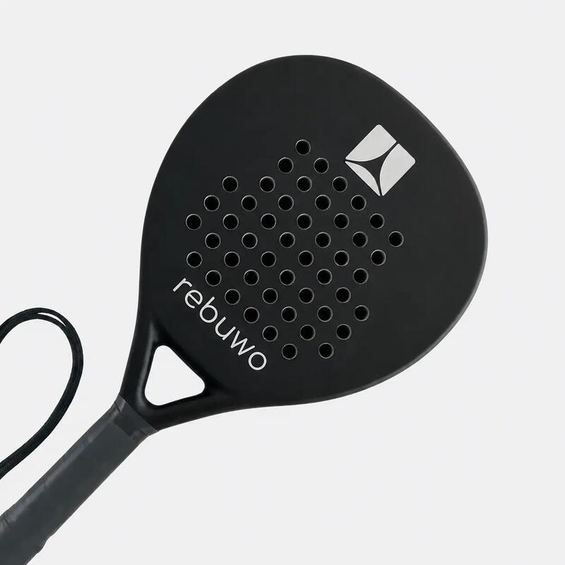 Rebuwo White Edition Karbon Fiber Round Padel Raketi