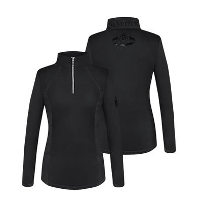 Dames sportshirt winter cecile zwart xl