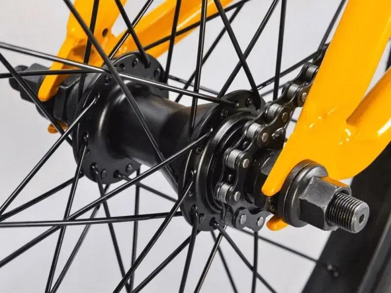 Bicicleta BMX Mafiabikes Kush2+ de 20" | Amarelo Justiça 6/9