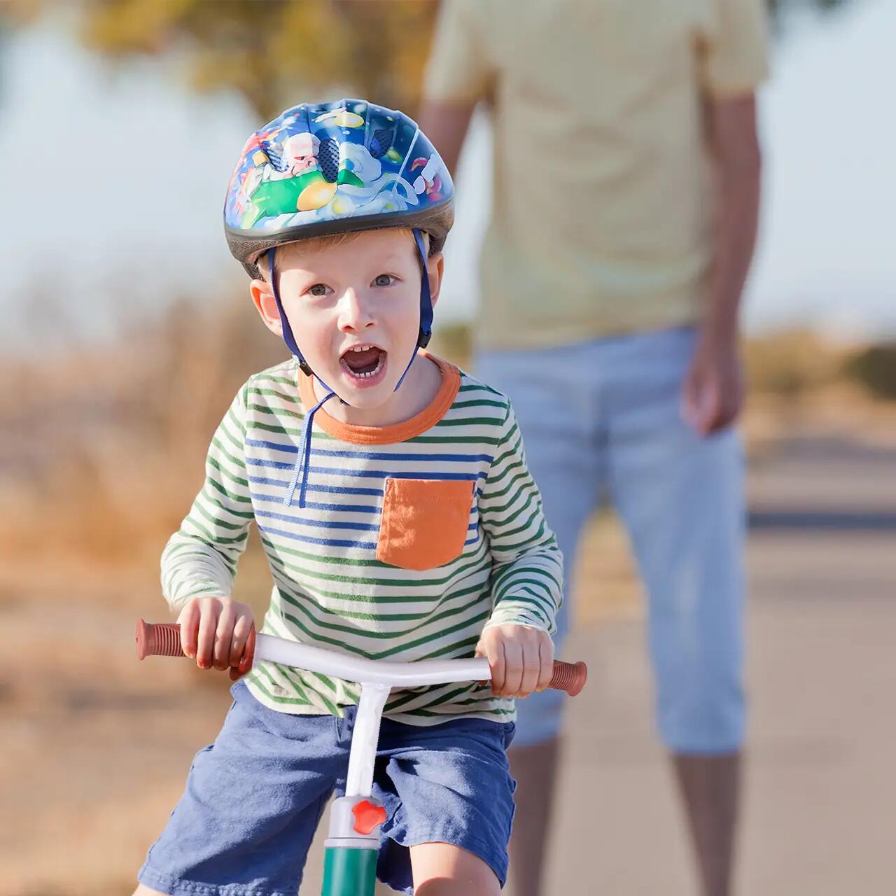 Bicicleta de equilíbrio infantil Eva com rodas de 12 polegadas, cor turquesa. 3/11
