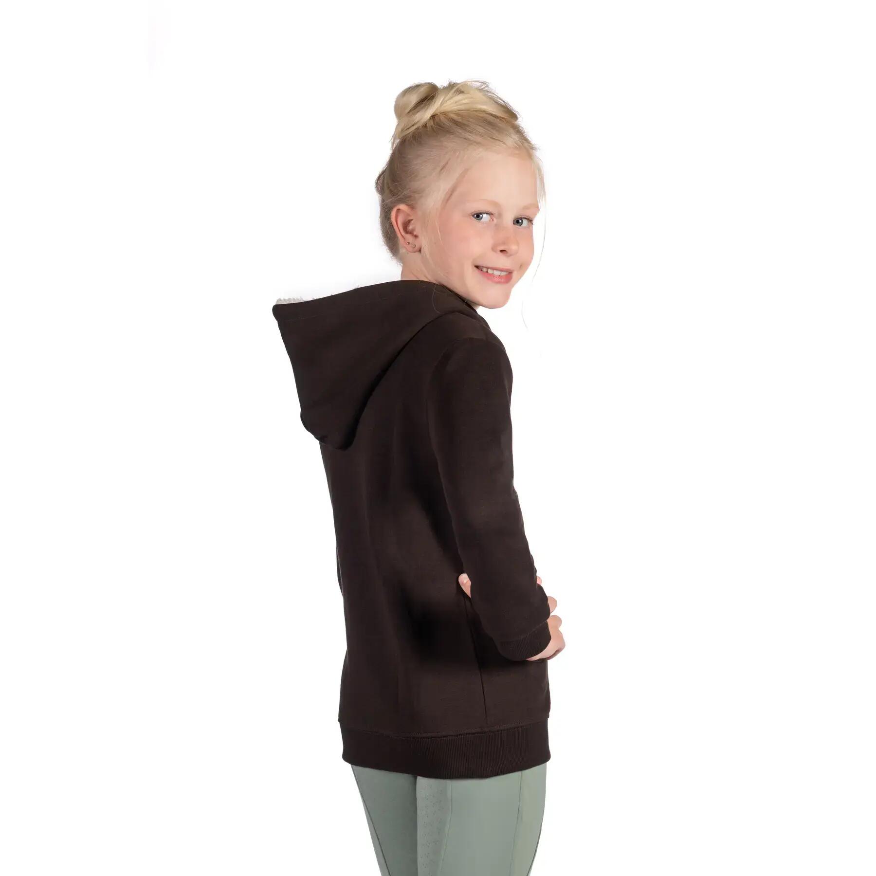 Giacca da equitazione con cappuccio per ragazza HKM Kids Mia 4/5
