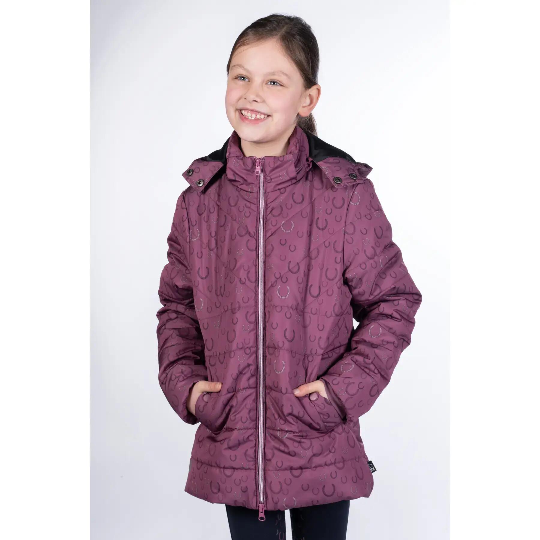 Manteau d'équitation fille HKM Kids Alva 3/5