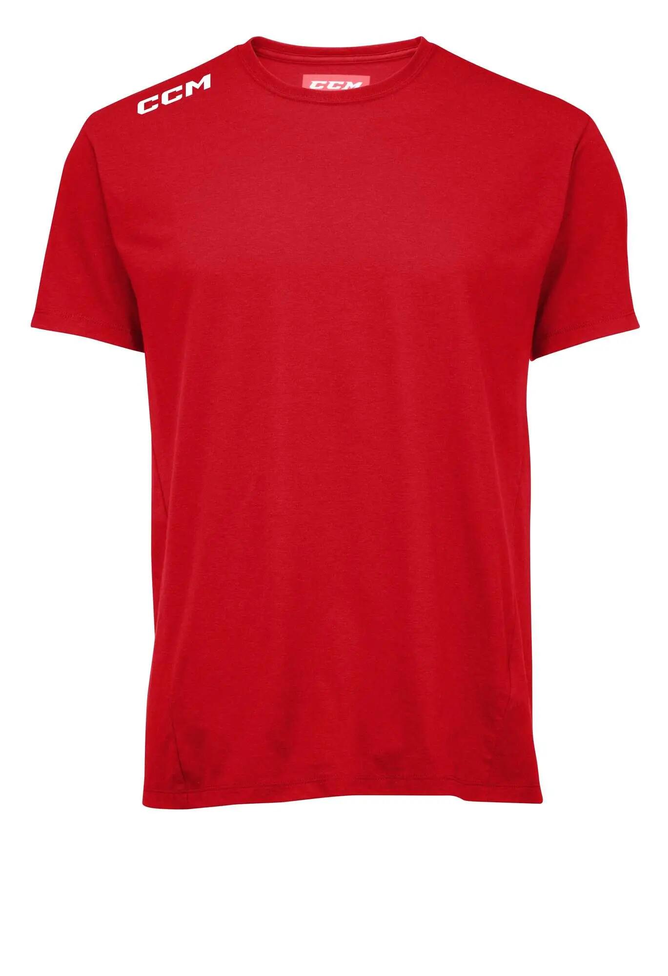 CCM Essential TEE AD Rot Erwachsenen-T-Shirt und Langarmshirt 3/3