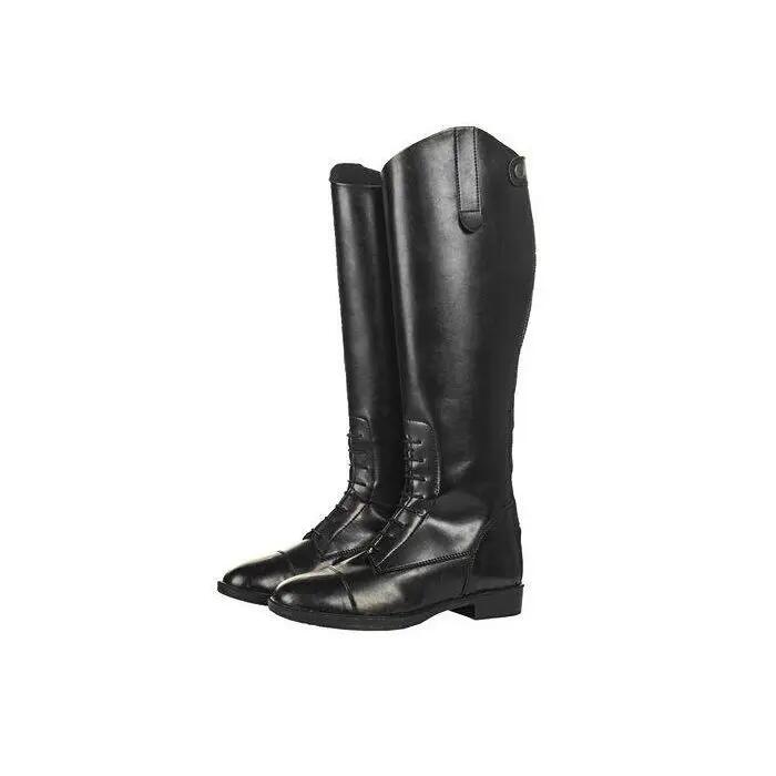 Damskie skórzane buty do jazdy konnej HKM New Fashion Damen Short/Wide 1/3