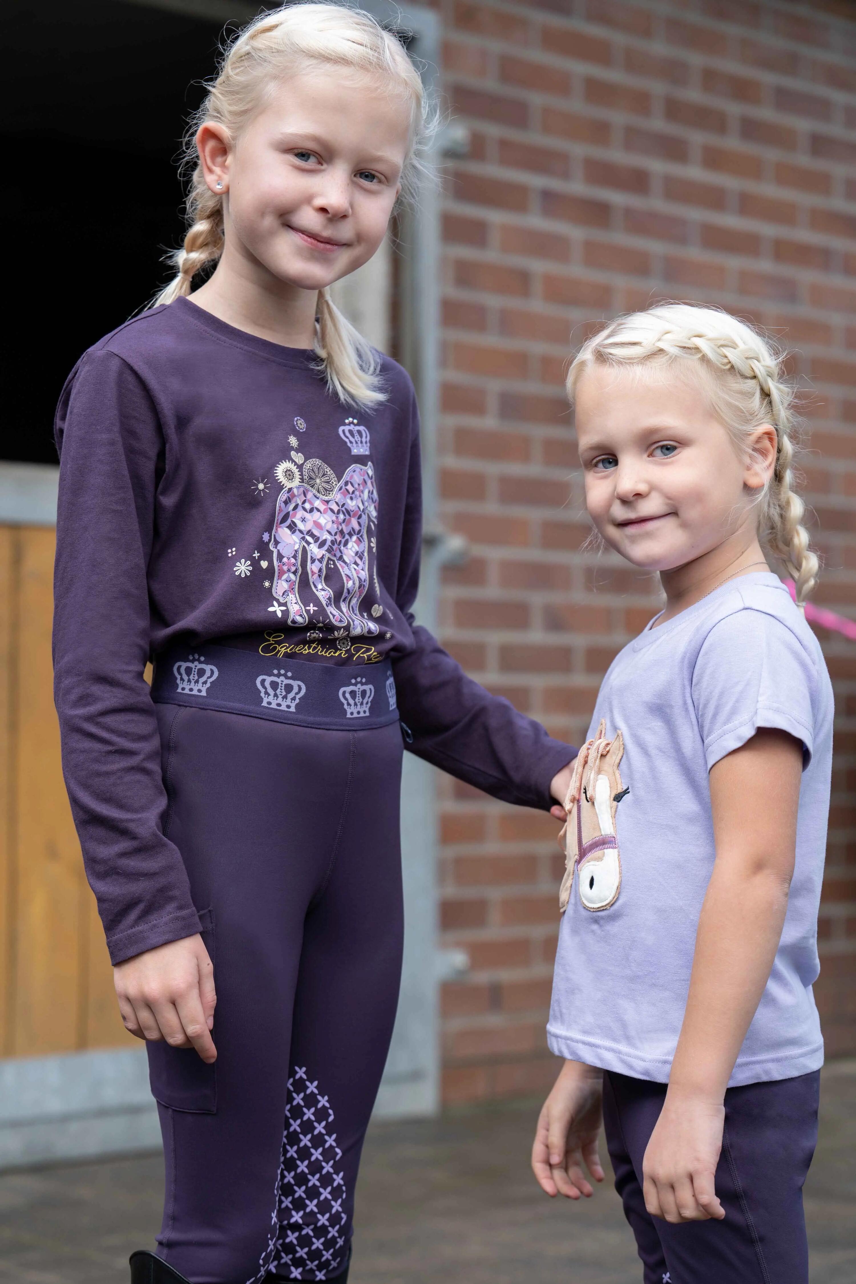 T-shirt maniche lunghe bambina HKM Kids Lola 4/6