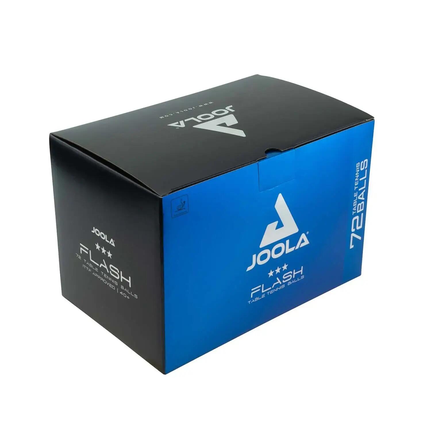 Tafeltennisballen JOOLA FLASH *** 40+ WHITE 72 5/6