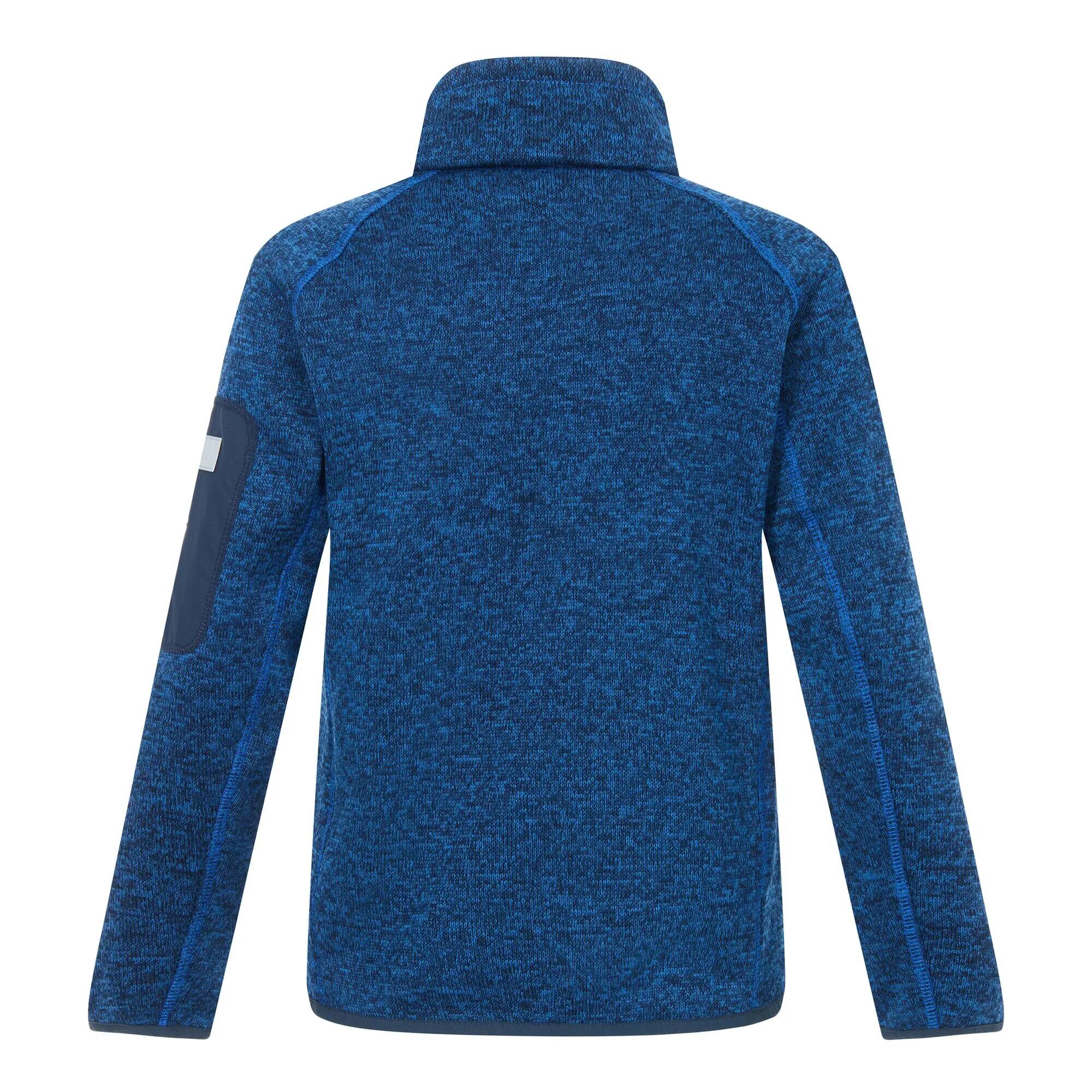Felpa con zip intera Newhill Marl per bambini e ragazzi 3/4