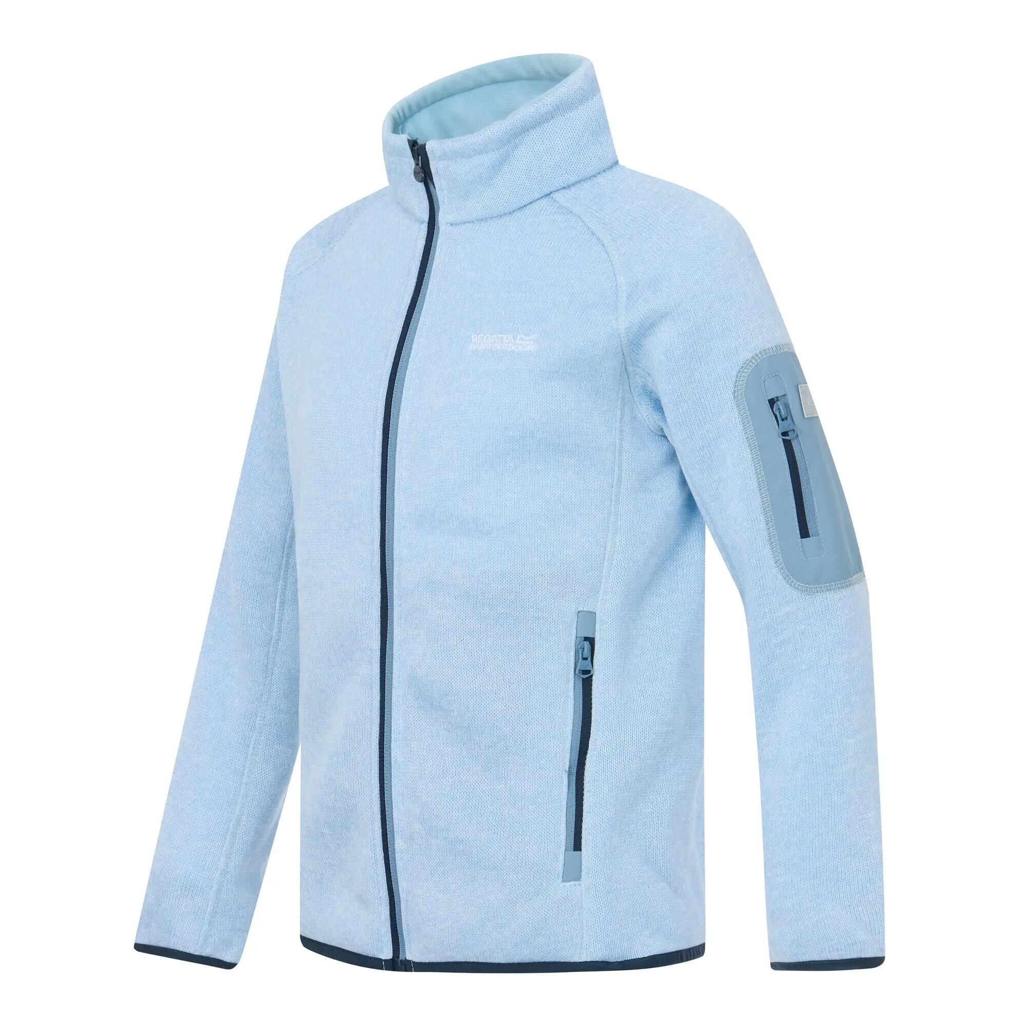 Felpa con zip intera Newhill Marl per bambini e ragazzi 2/4