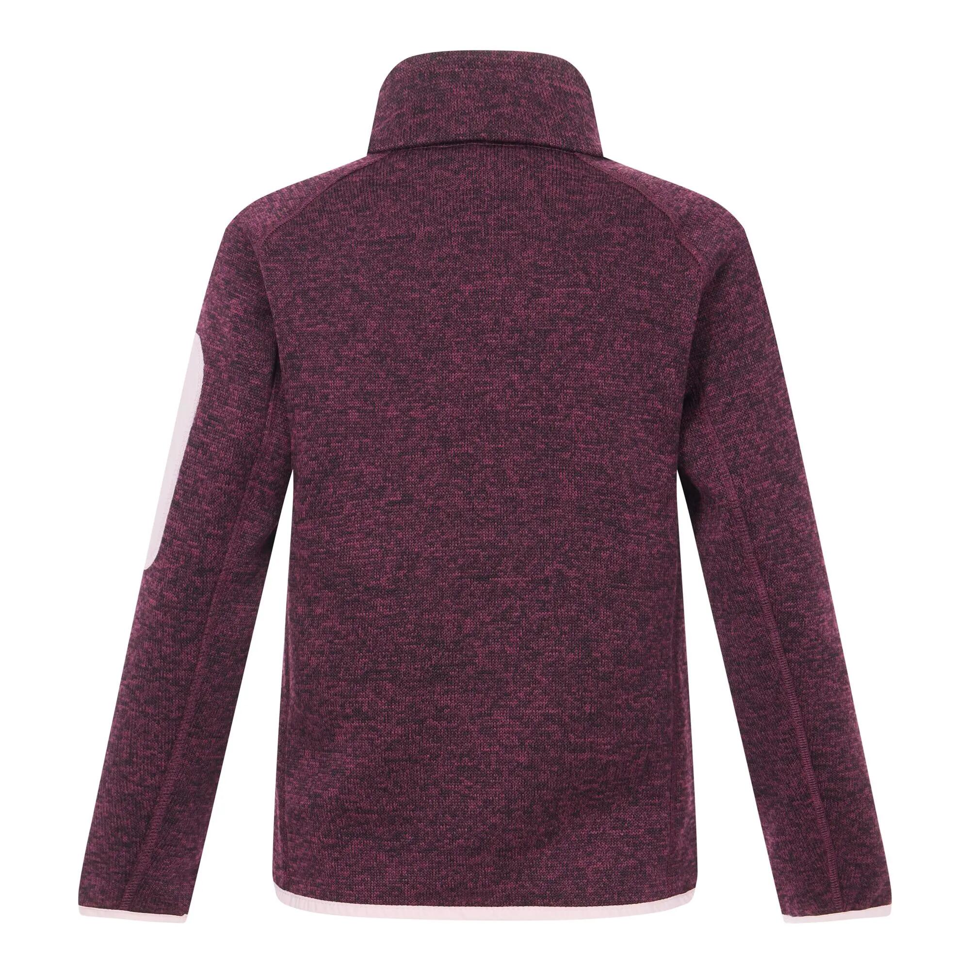 Felpa con zip intera Newhill Marl per bambini e ragazzi 3/4