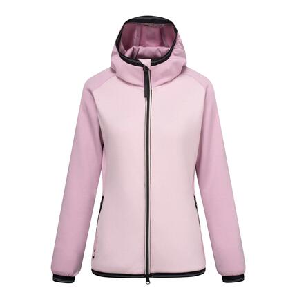 Iselle Damen-Fleecejacke mit Kapuze und durchgehendem Reißverschluss