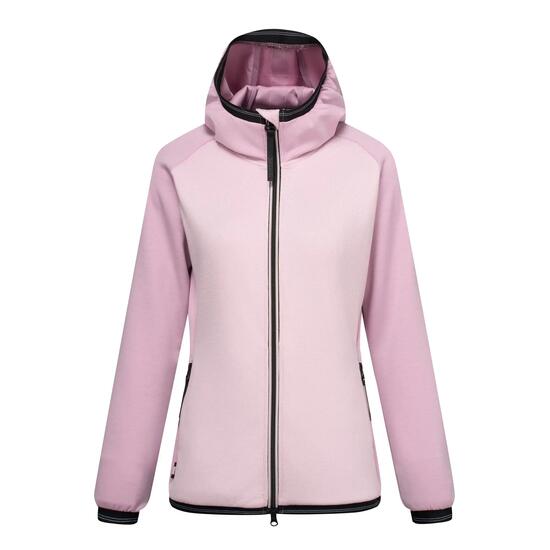 Iselle Damen-Fleecejacke mit Kapuze und durchgehendem Reißverschluss