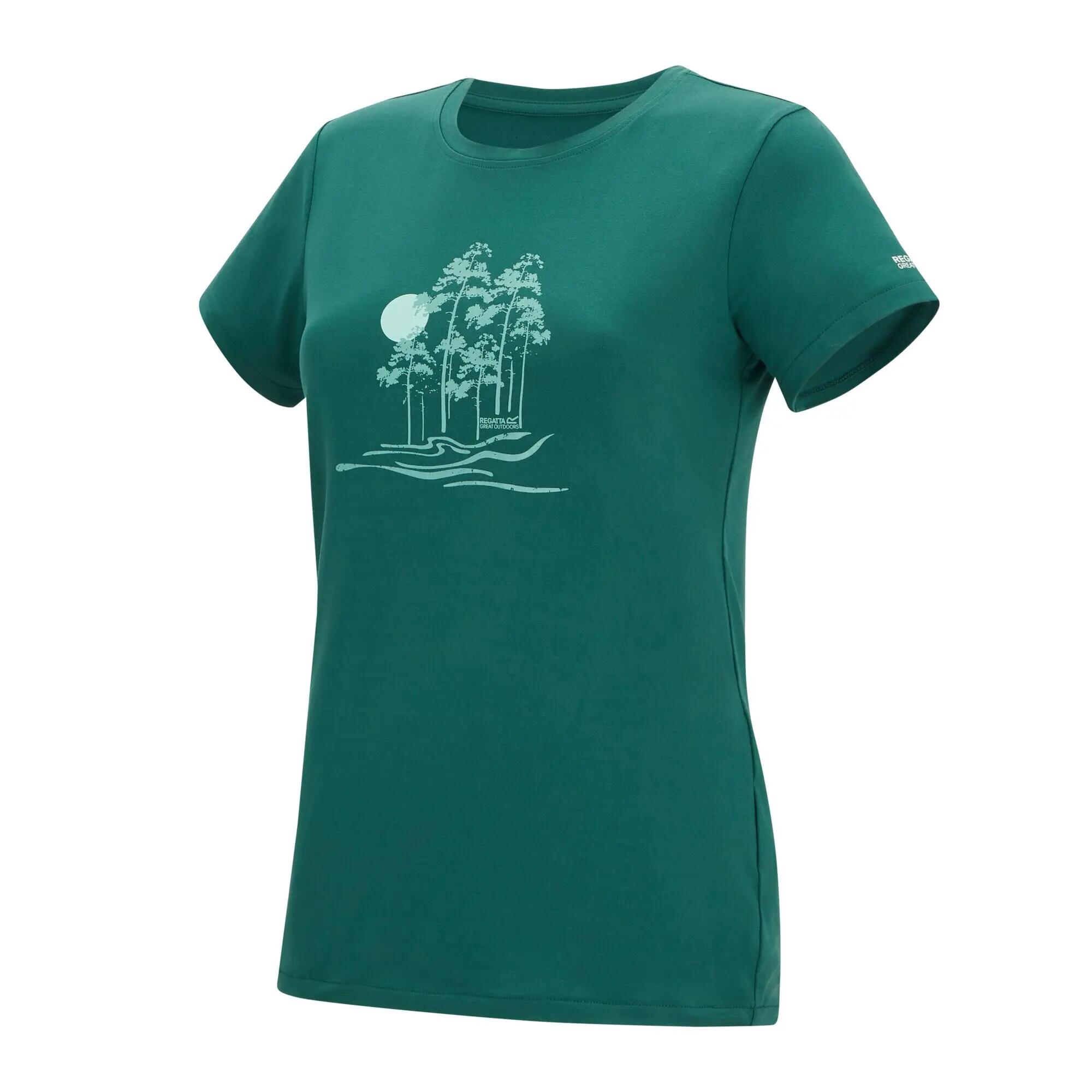 T-shirt elasticizzata da donna Fingal 3/4