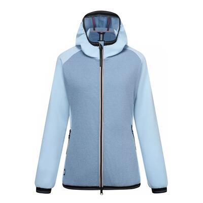 Dames iselle fleece hoodie met volledige ritssluiting