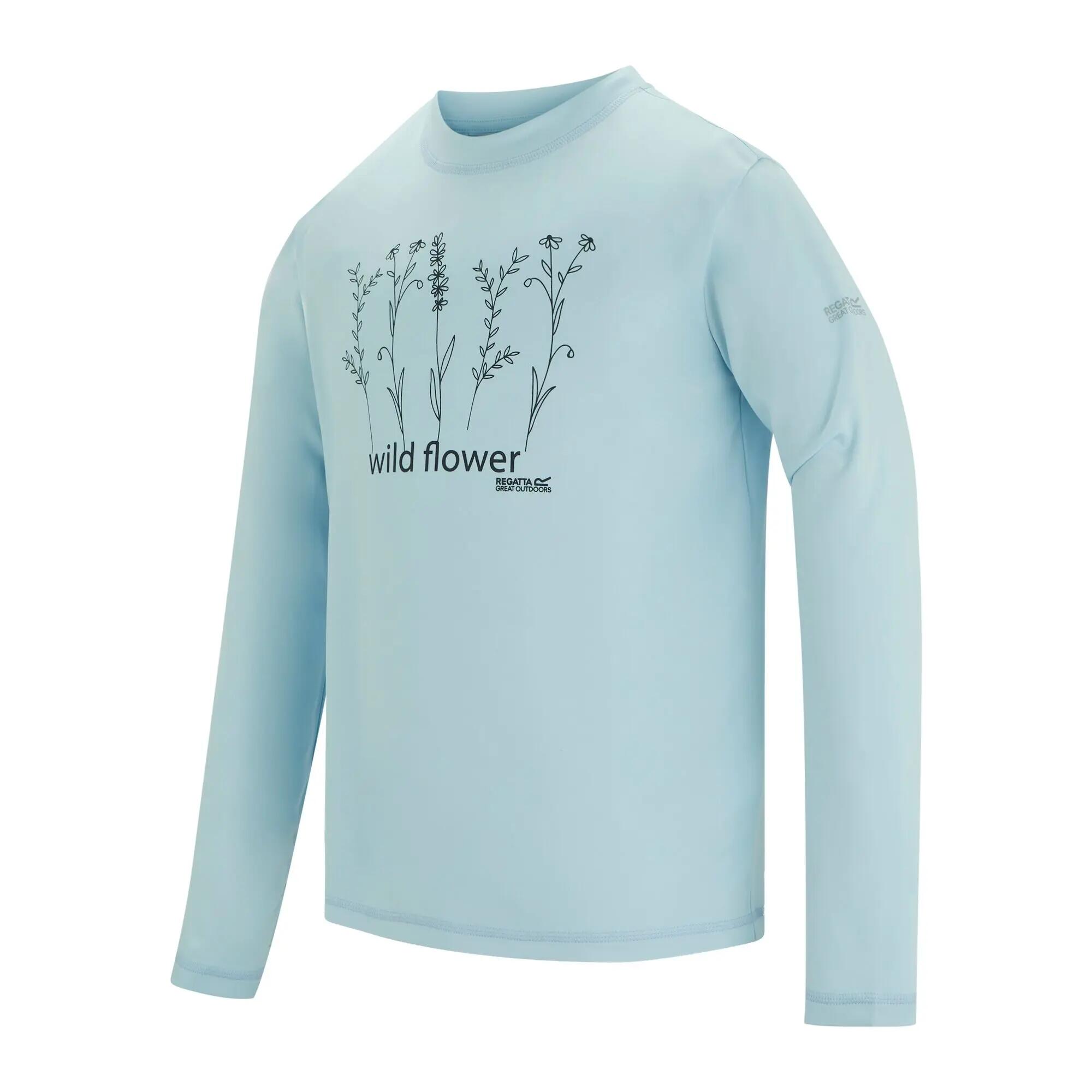 T-shirt met lange mouwen kind Regatta Alvarado 3/4