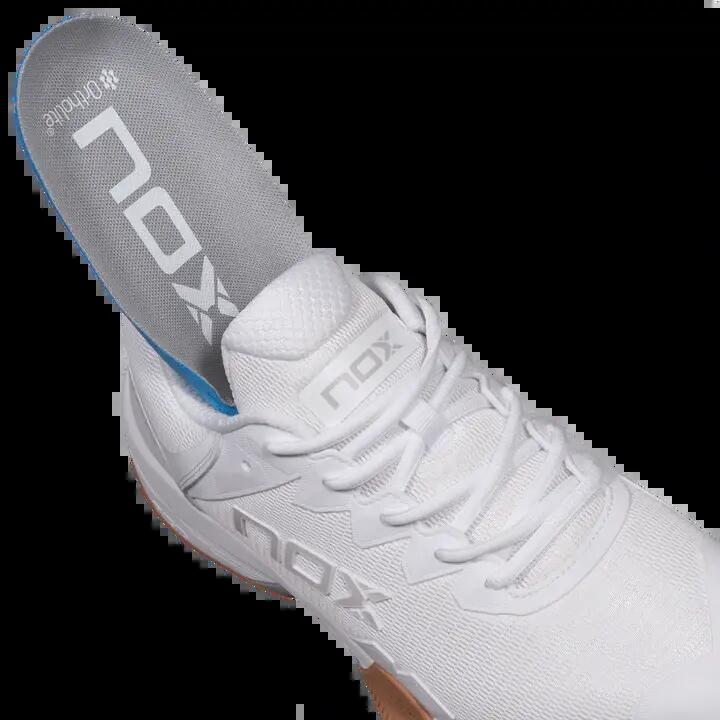 NOX ML10 HEXA White/Gum Rubber 2026 (Zapatillas) 8/9