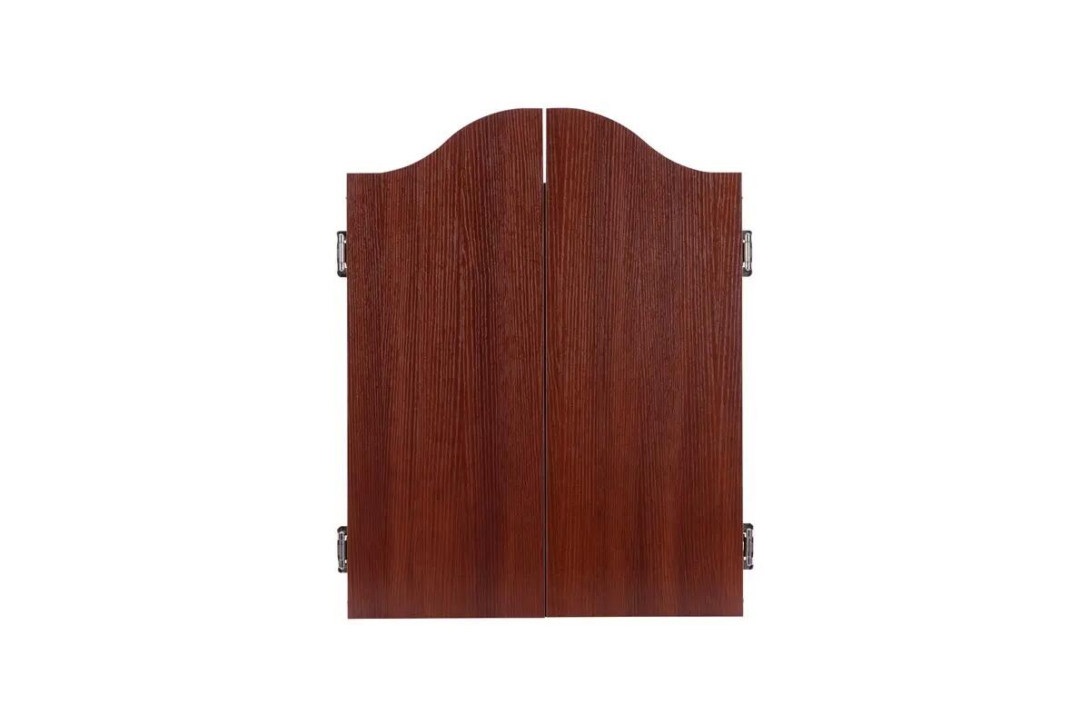 Armoire en bois de palissandre avec jeu de fléchettes en sisal 3/5