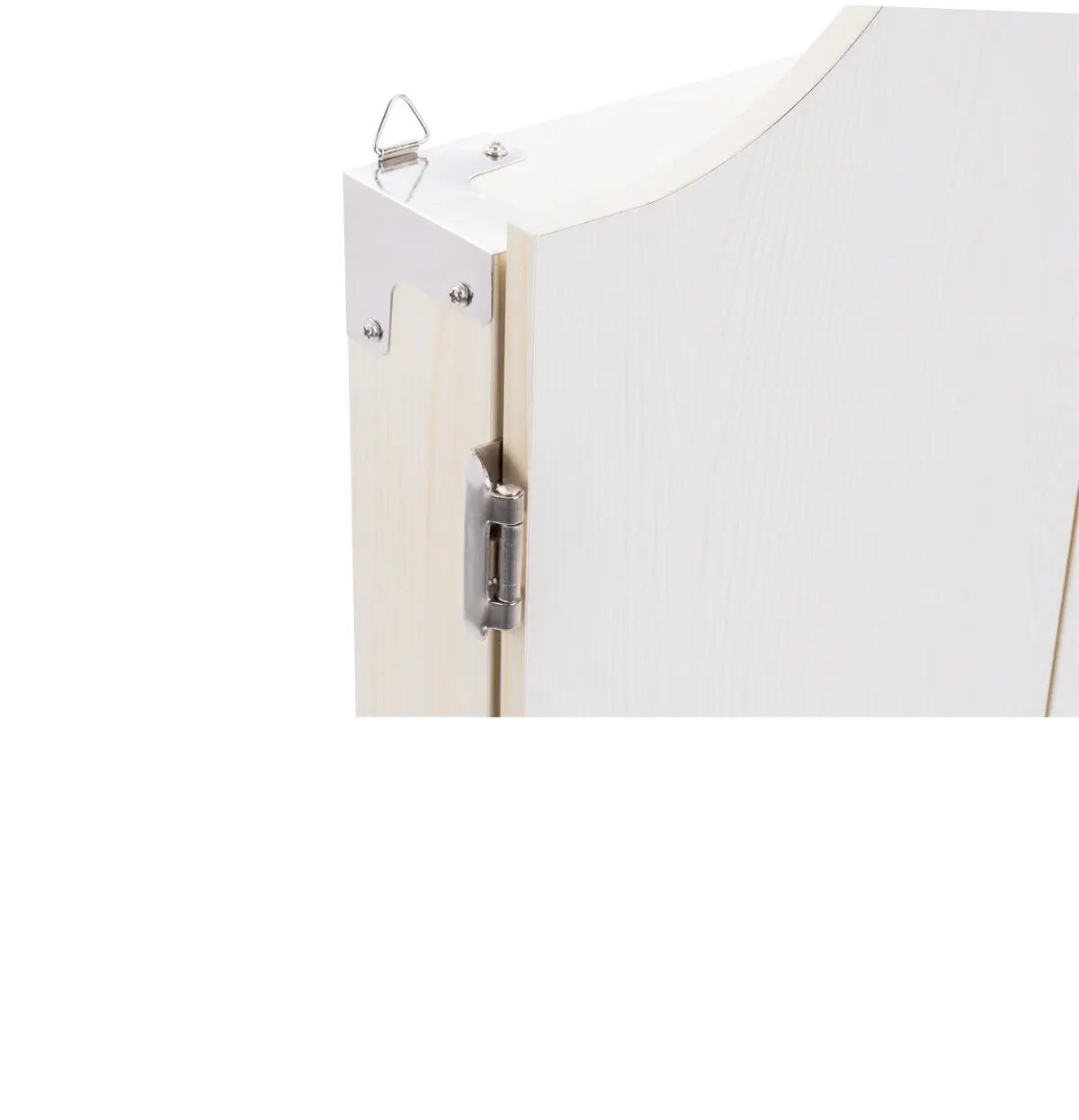 Armoire en bois de chêne avec cible de fléchettes en sisal 3/5