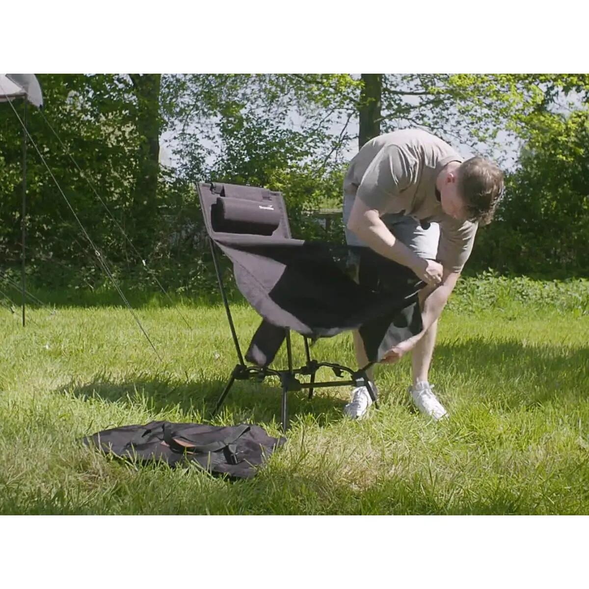 Cadeira de campismo Compact Flex - Peso máximo do utilizador 200 kg - dobrável 9/16