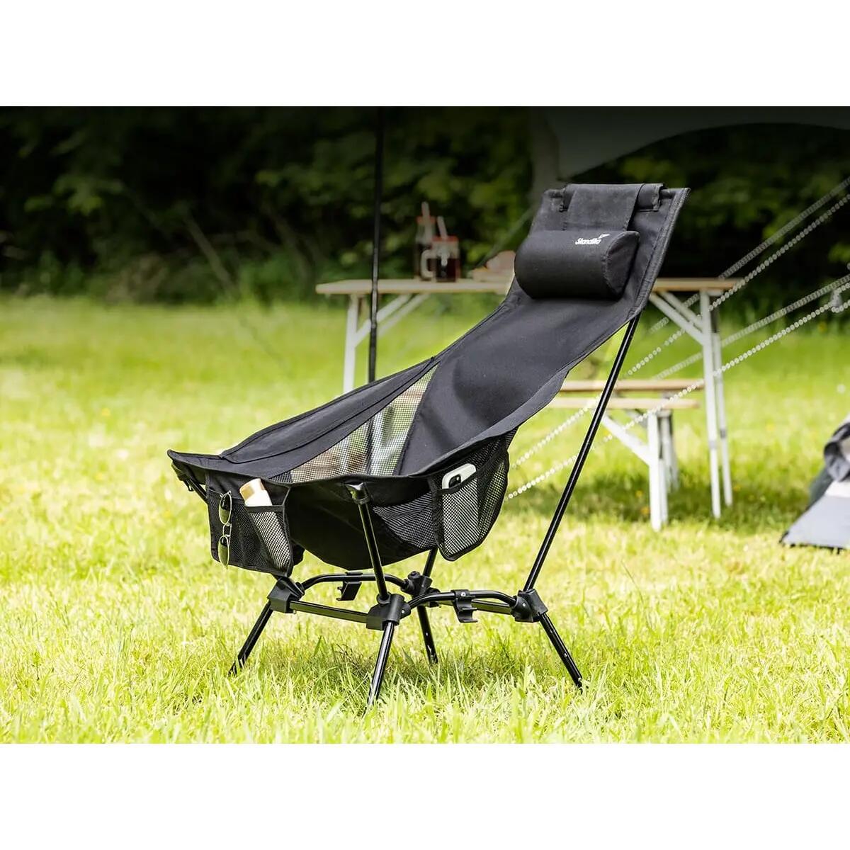 Cadeira de campismo Compact Flex - Peso máximo do utilizador 200 kg - dobrável 2/16