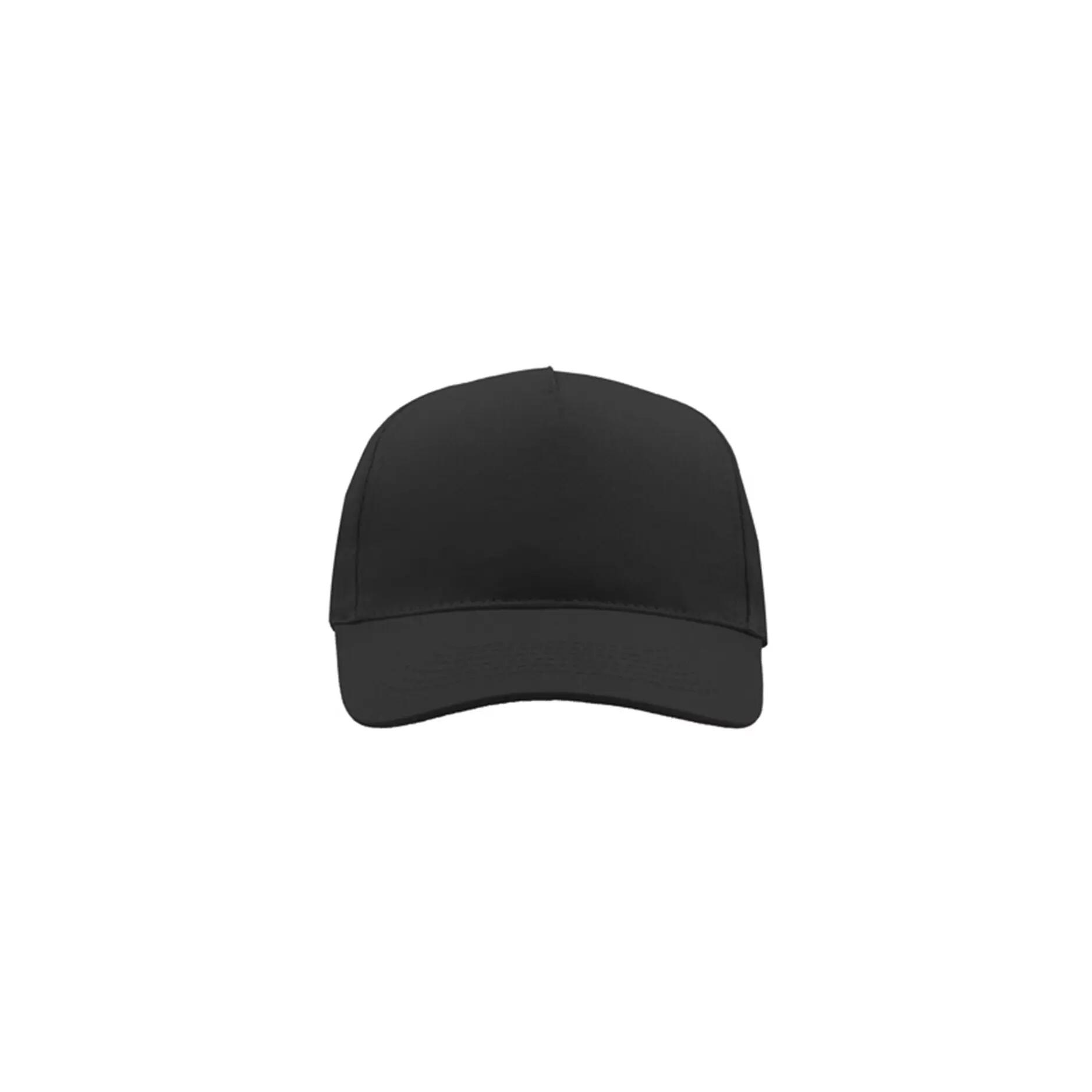 Start 5 Panel Cap (Pack of 2) (Black) 5/5
