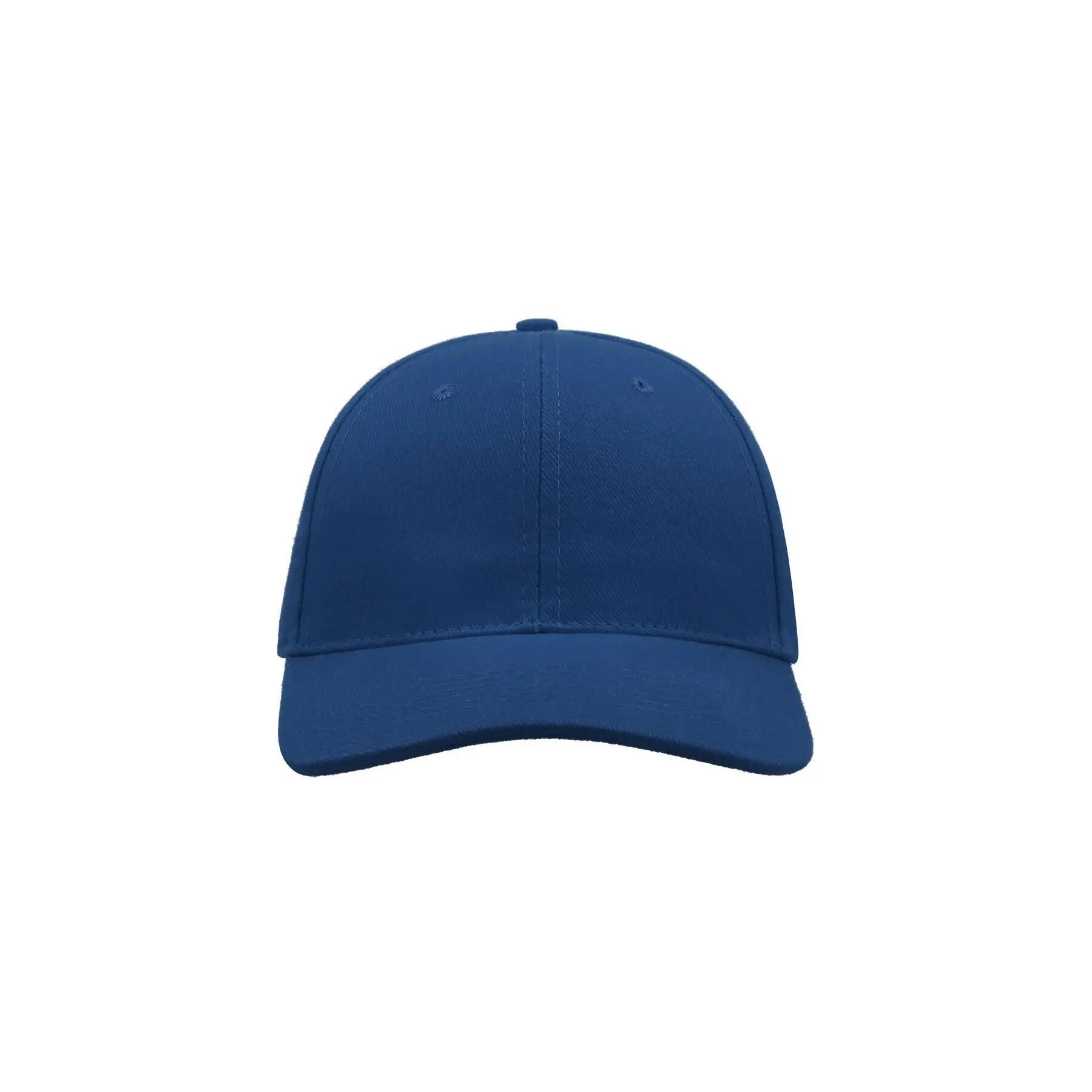 Liberty Six Brushed Cotton 6 Panel Cap (Royal) 5/5
