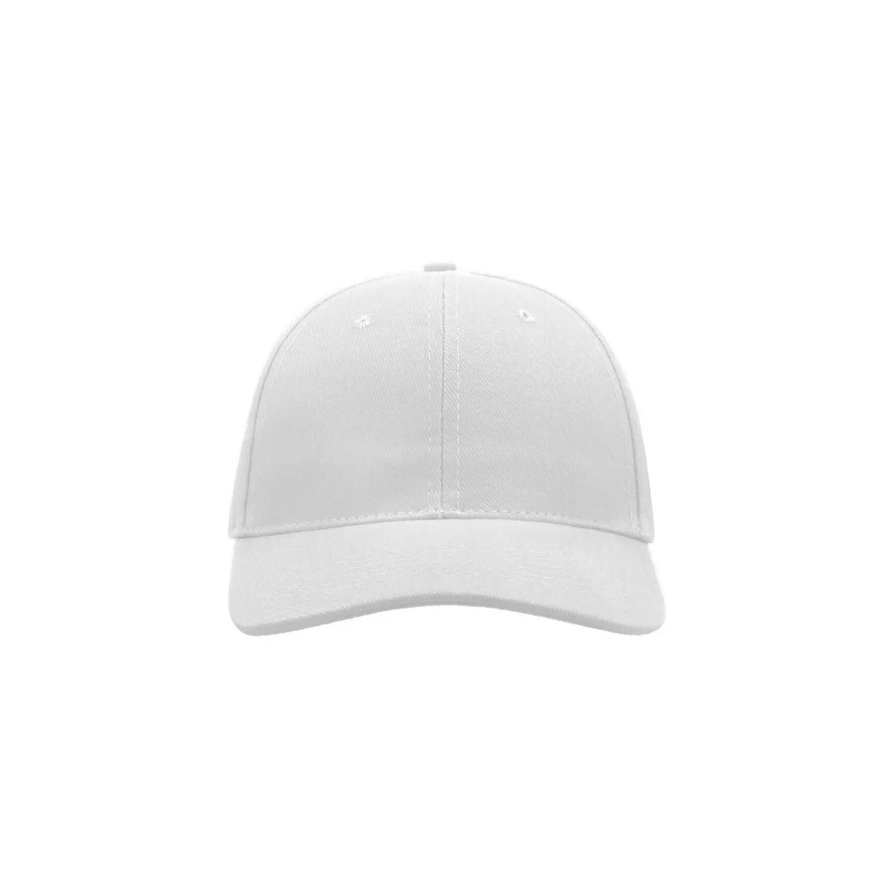 Liberty Six Brushed Cotton 6 Panel Cap (White) 5/5
