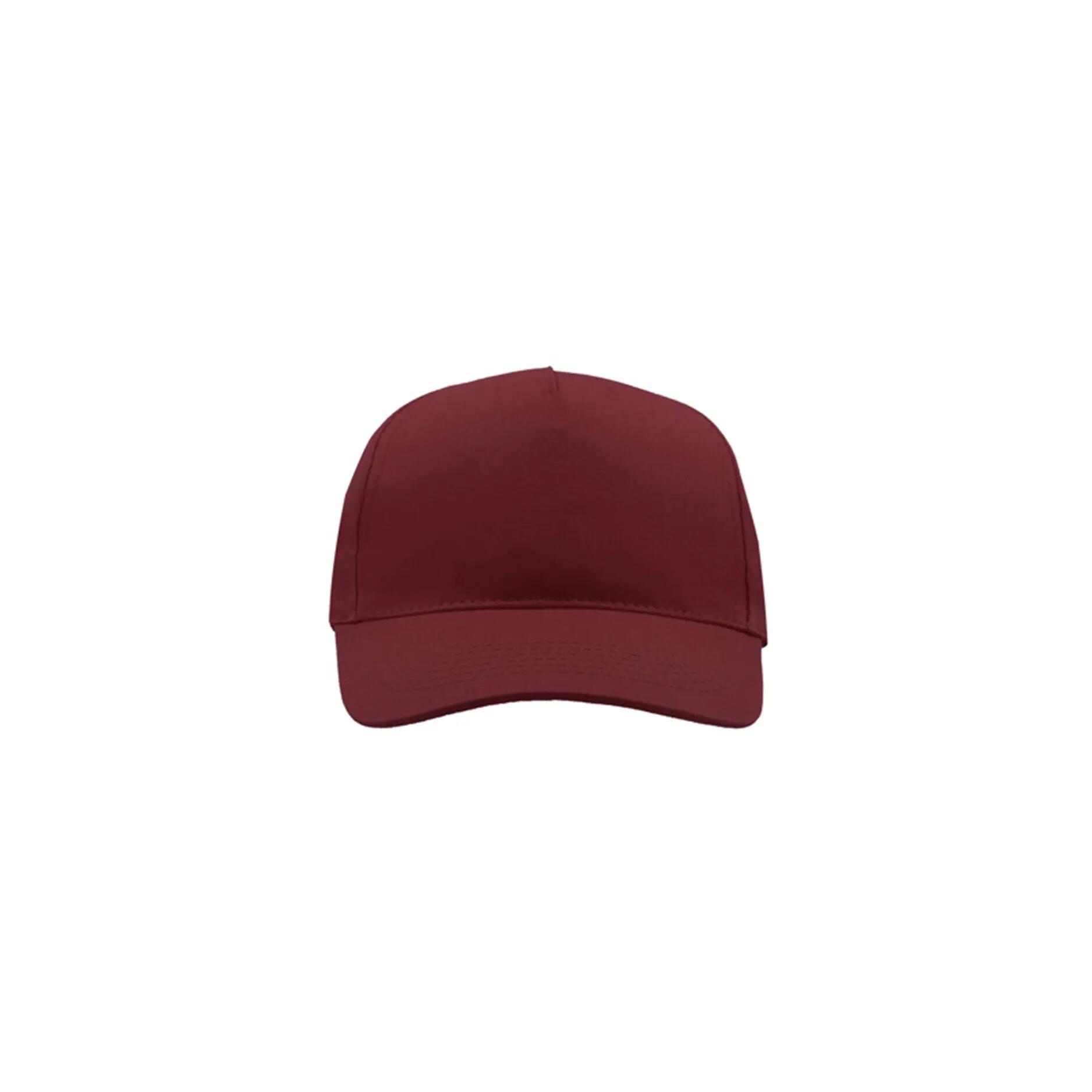 Start 5 Panel Cap (Pack of 2) (Burgundy) 5/5