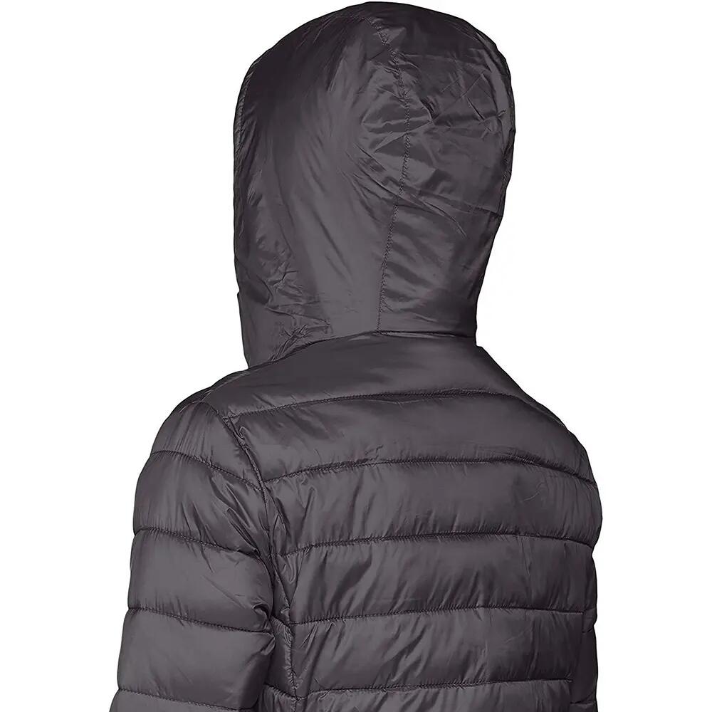 Urban Snowbird Steppjacke mit Kapuze Damen Grau/Orange 7/7