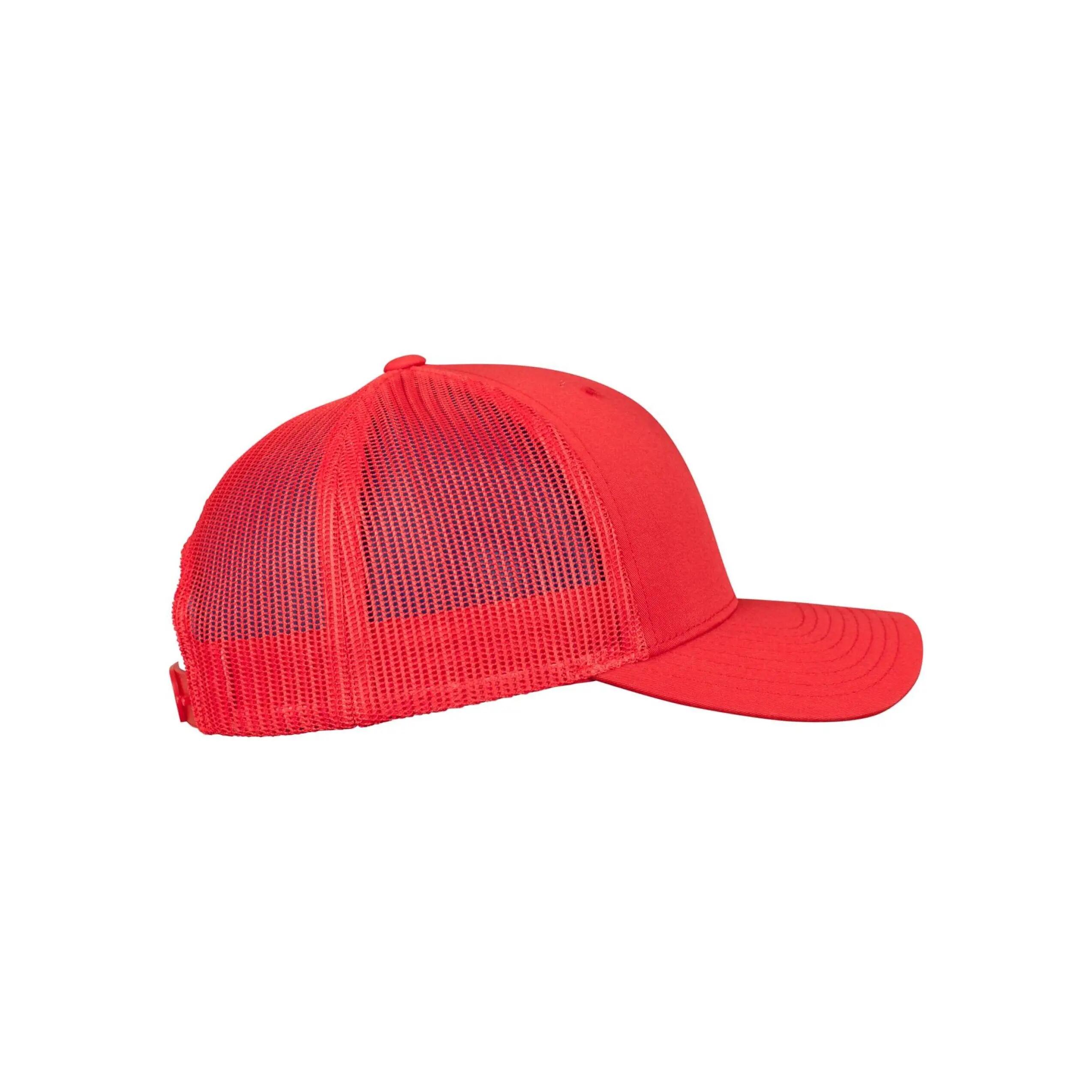 Unisex Adult Retro Trucker Cap (Red) 6/6