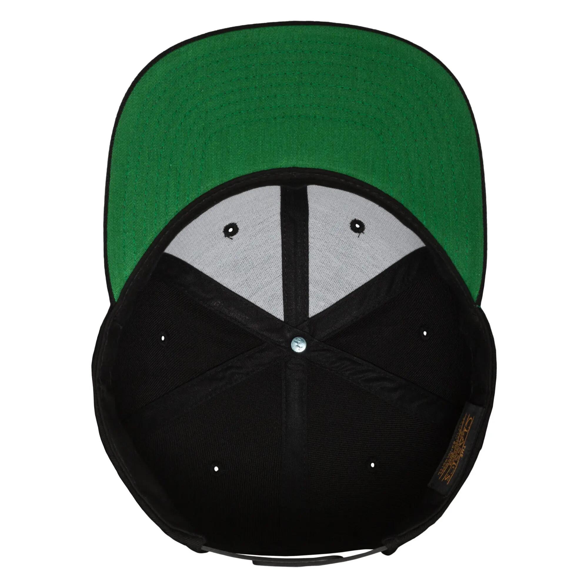 Unisex Adult Classic Snapback Cap (Black) 5/6