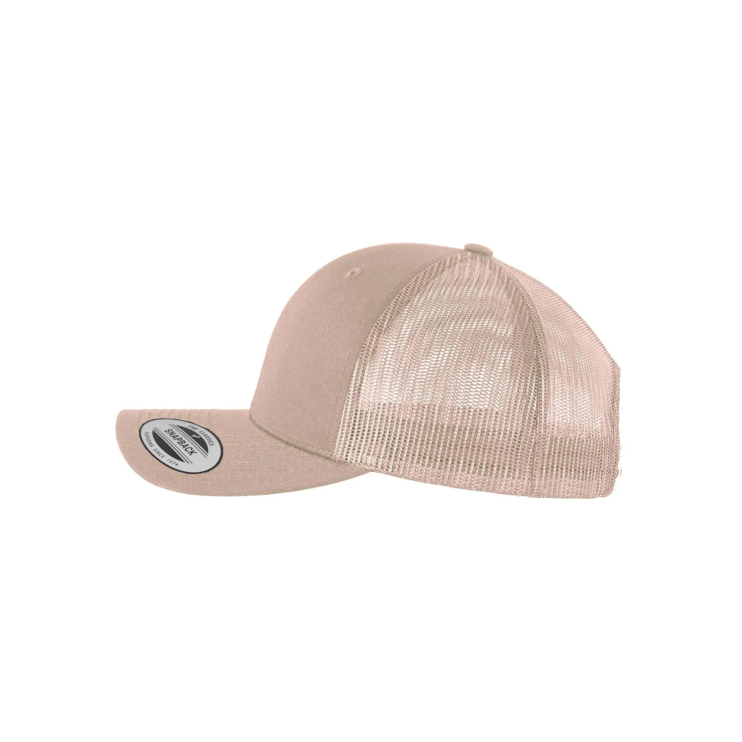 "Retro" Trucker Cap für HerrenDamen Unisex Damen und Herren Khaki 5/6